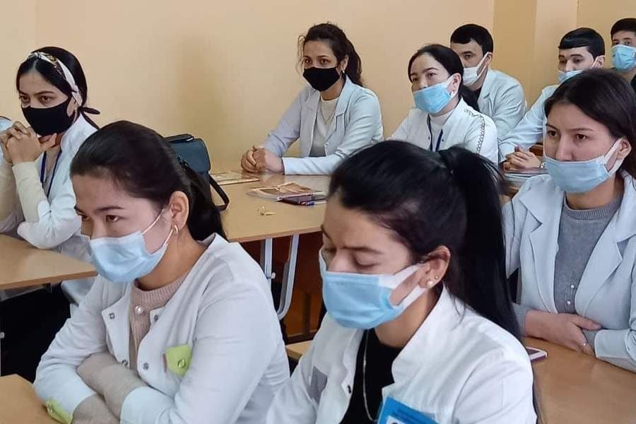 Собрание с иностранными учащимися