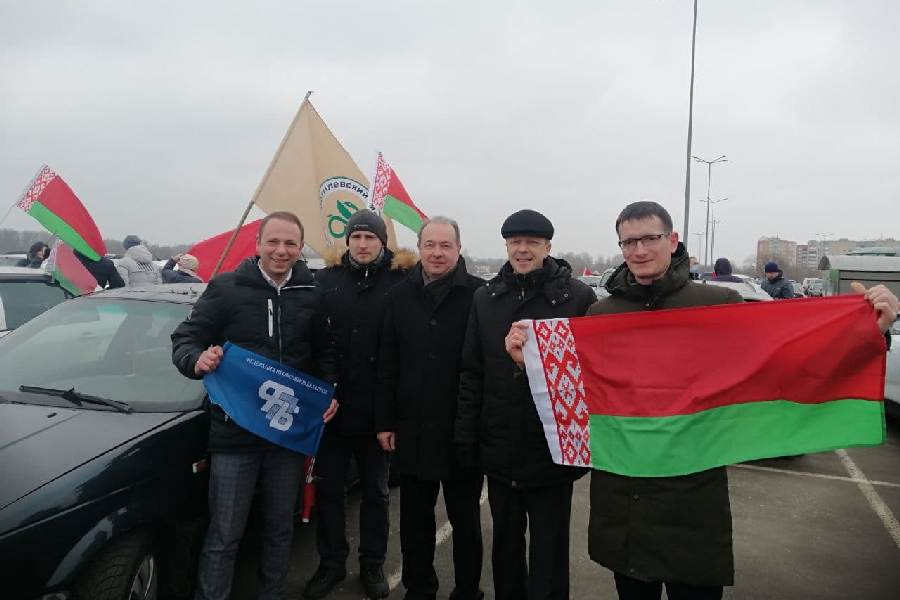 Автопробег ко Дню белорусской милиции